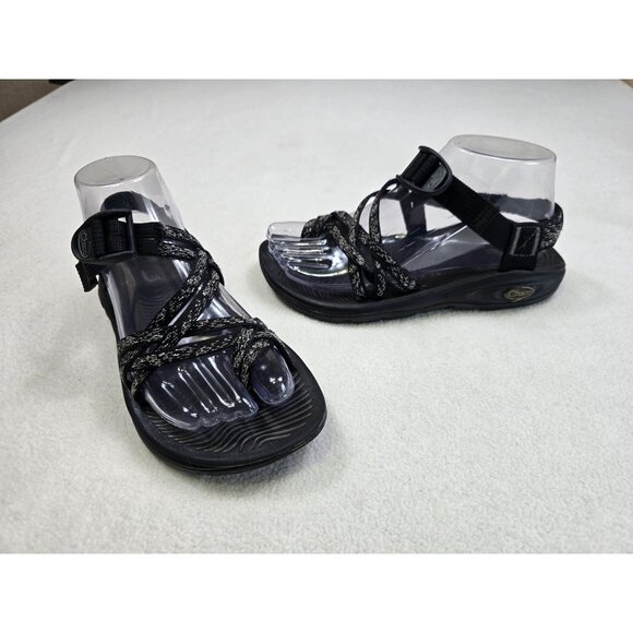 Chaco Shoes - Chaco Z/Cloud Womens Sandals Size 6 Black Adjustable Straps Arch Support